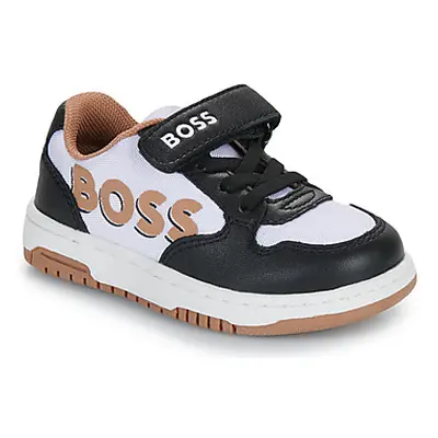 BOSS CASUAL J50875 boys's Children's Shoes (Trainers) in Black