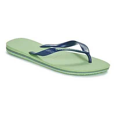 Havaianas BRASIL LOGO men's Flip flops / Sandals (Shoes) in Green