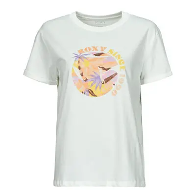 Roxy SUMMER FUN B women's T shirt in White