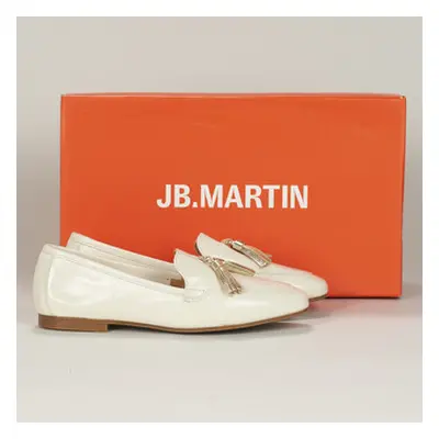 JB Martin VIC women's Loafers / Casual Shoes in White