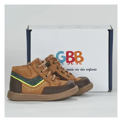 GBB AI153-24-B-ECH boys's Children's Shoes (High-top Trainers) in Brown