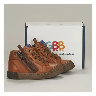 GBB GUSTAVE boys's Children's Shoes (High-top Trainers) in Brown