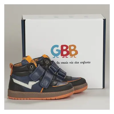 GBB ODAFI boys's Children's Shoes (High-top Trainers) in Blue