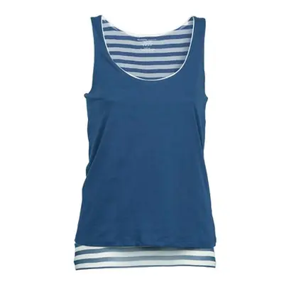 Majestic BLANDINE women's Vest top in Blue