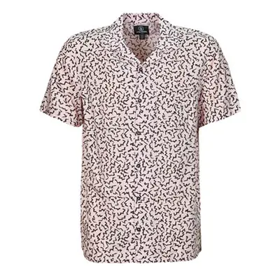 Volcom ASPHALT BEACH SS men's Short sleeved Shirt in Beige