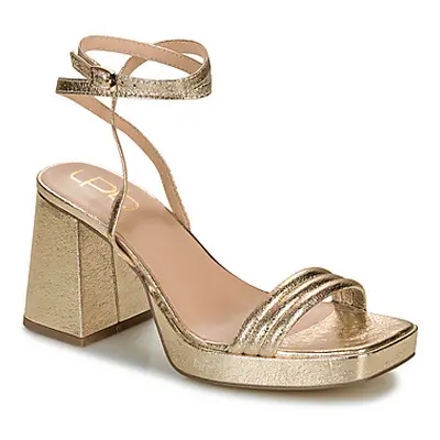 Les Petites Bombes IVANA women's Sandals in Gold