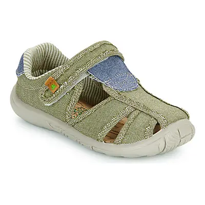 El Naturalista NT74129 girls's Children's Sandals in Kaki