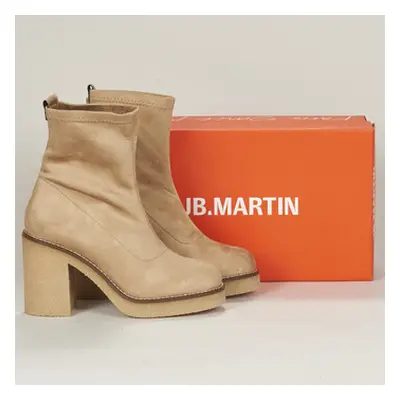 JB Martin BLONDIE women's Low Ankle Boots in Beige