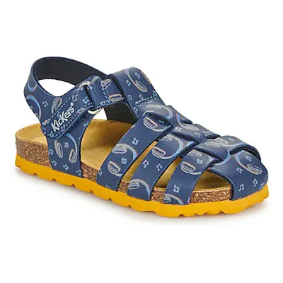 Kickers SUMMERTAN boys's Children's Sandals in Marine