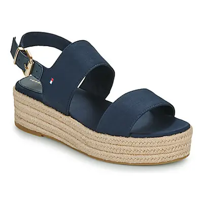 Tommy Hilfiger MID WEDGE SANDAL women's Espadrilles / Casual Shoes in Marine