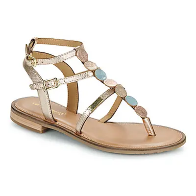 Les Tropéziennes par M Belarbi HORELIA women's Sandals in Gold