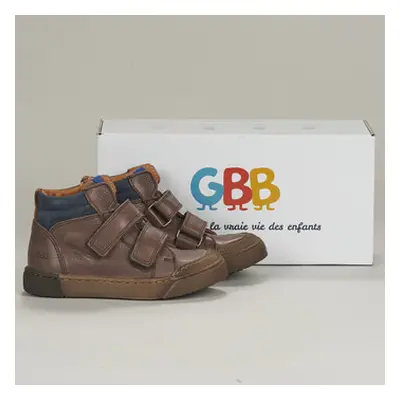 GBB AI354-14-C-ECH boys's Children's Shoes (High-top Trainers) in Brown