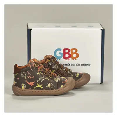 GBB AI601-14-B-ECH boys's Children's Shoes (High-top Trainers) in Brown