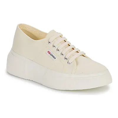 Superga 2287 COTON women's Shoes (Trainers) in Beige