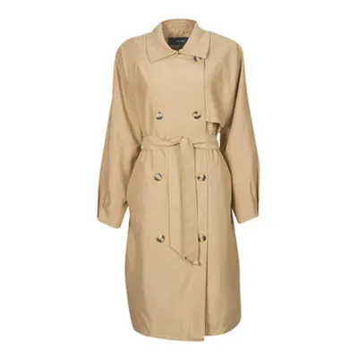 Vero Moda VMDOREEN women's Trench Coat in Beige