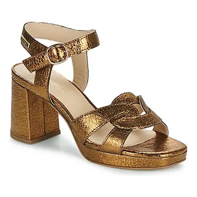 Les Tropéziennes par M Belarbi LINESS women's Sandals in Gold