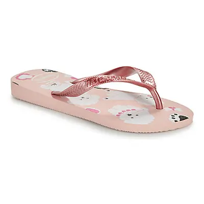 Havaianas KIDS TOP PETS girls's Children's Flip flops / Sandals in Pink