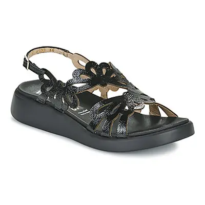 Wonders C-6522 women's Sandals in Black