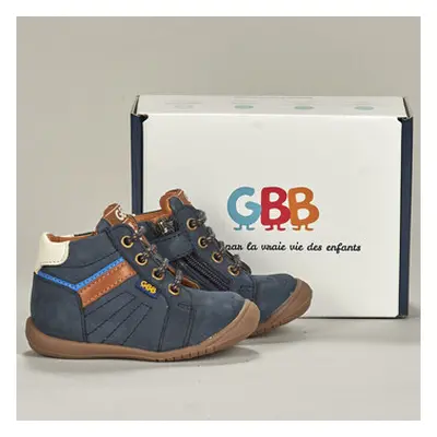 GBB AI150-22-B-ECH boys's Children's Shoes (High-top Trainers) in Blue