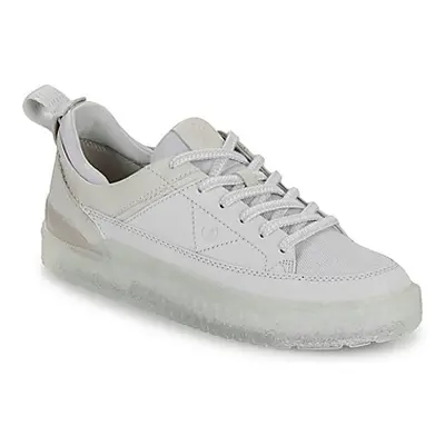 Clarks SOMERSET LACE men's Shoes (Trainers) in White