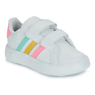 Adidas GRAND COURT 2.0 CF I girls's Children's Shoes (Trainers) in White