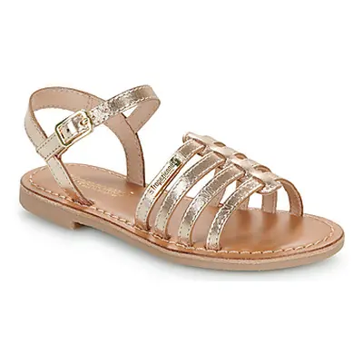 Les Tropéziennes par M Belarbi BERLIOZ girls's Children's Sandals in Gold