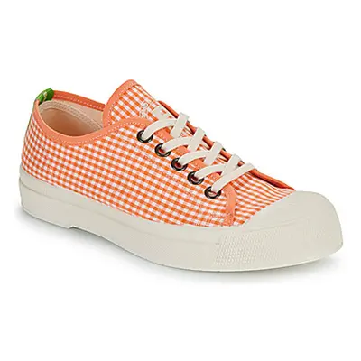 Bensimon ROMY VICHY women's Shoes (Trainers) in Orange