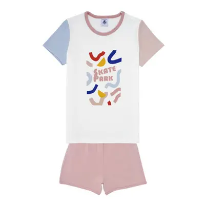 Petit Bateau MANOELOU boys's Sleepsuits in Multicolour