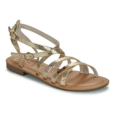 Les Petites Bombes FIKEN women's Sandals in Gold