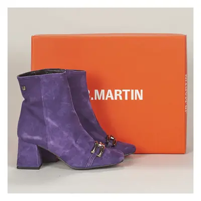 JB Martin VOLTIGE women's Low Ankle Boots in Purple