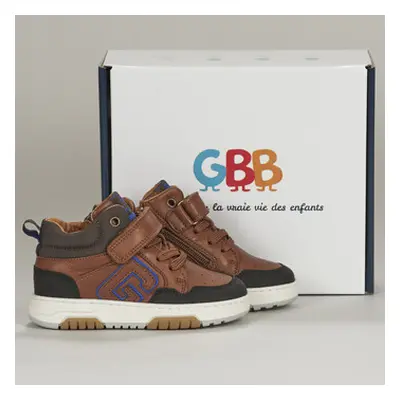 GBB AI375-14-C-ECH boys's Children's Shoes (High-top Trainers) in Brown