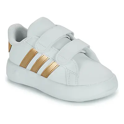 Adidas GRAND COURT 2.0 CF I girls's Children's Shoes (Trainers) in White