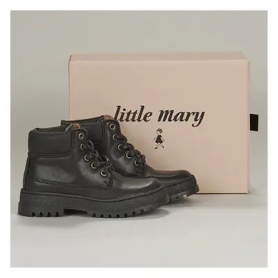 Little Mary OLIVER boys's Children's Mid Boots in Black