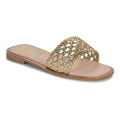 Les Petites Bombes IOLANDA women's Mules / Casual Shoes in Gold