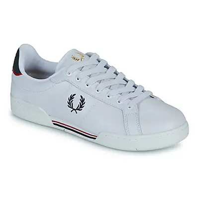 Fred Perry B722 LEATHER men's Shoes (Trainers) in White