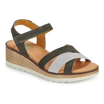 Dream in Green LISA women's Sandals in Brown