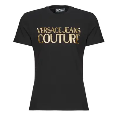 Versace Jeans Couture 76GAHT00 men's T shirt in Black