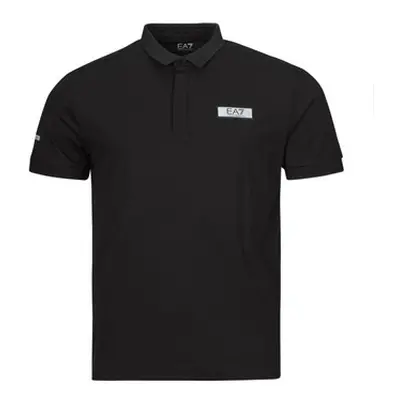 Emporio Armani EA7 POLO SHIRT3DPF06 men's Polo shirt in Black