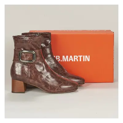 JB Martin ADORABLE women's Low Ankle Boots in Brown