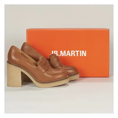 JB Martin BRITNEY women's Loafers / Casual Shoes in Brown