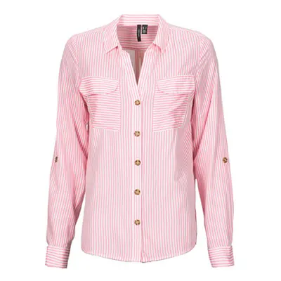 Vero Moda VMBUMPY women's Shirt in Pink