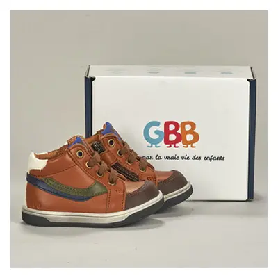 GBB AI154-14-B-ECH boys's Children's Shoes (High-top Trainers) in Brown