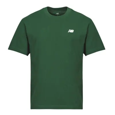 New Balance SMALL LOGO JERSEY TEE men's T shirt in Green