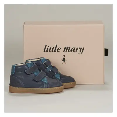 Little Mary LEIO boys's Children's Shoes (High-top Trainers) in Blue