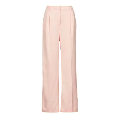 Guess REBECCA SATIN women's Trousers in Pink