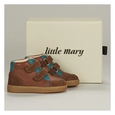 Little Mary LEIO boys's Children's Shoes (High-top Trainers) in Brown