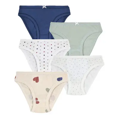 Petit Bateau A0A3Z X5 girls's Knickers/panties in Multicolour