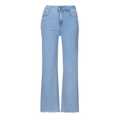 Moony Mood ELOWEN women's Flare / wide jeans in Blue