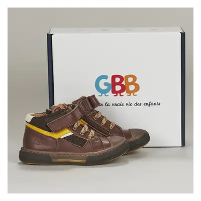 GBB AI355-14-C-ECH boys's Children's Shoes (High-top Trainers) in Brown