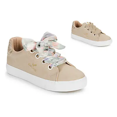 Kaporal SEVERINE women's Shoes (Trainers) in Beige